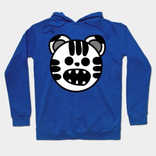 White Tiger (Large Print) Hoodie